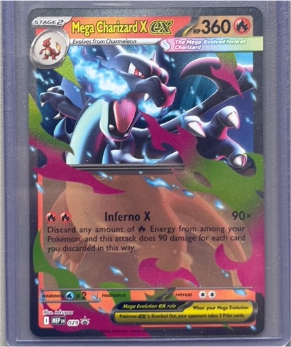 Pokemon MEP #029 Mega Charizard X ex — front