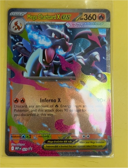 2009 Pokémon MEP #029 Mega Charizard X ex — front