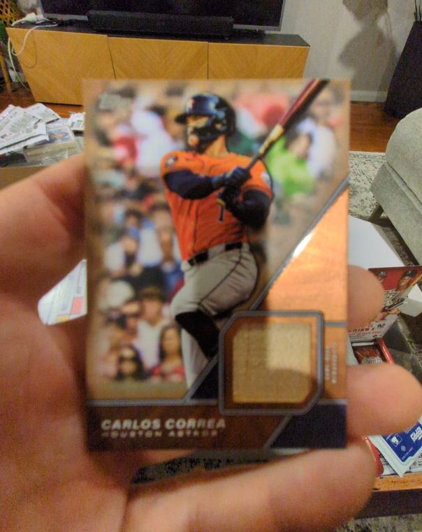 2026 Topps Series 1 Major League Material Relic #MLM-CCO Carlos Correa — front