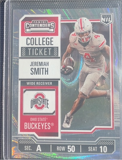 2024 Panini Contenders College Ticket #1 Jeremiah Smith — front