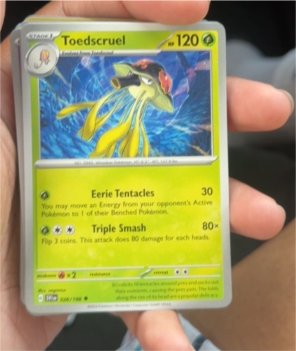 2023 Pokémon Scarlet & Violet #26 Toedscruel — front