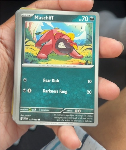 2023 Pokémon Scarlet & Violet #135 Maschiff — front