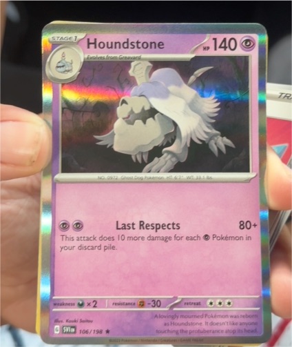 2023 Pokémon Scarlet & Violet #106 Houndstone — front