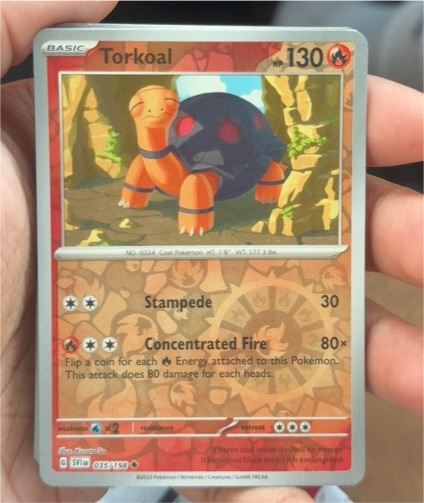 2023 Pokémon SV01: Scarlet & Violet #035 Torkoal — front