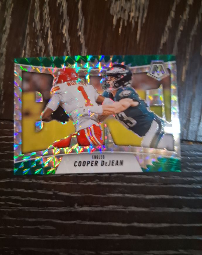 2025 Panini Mosaic Bang! #9 Cooper DeJean — front
