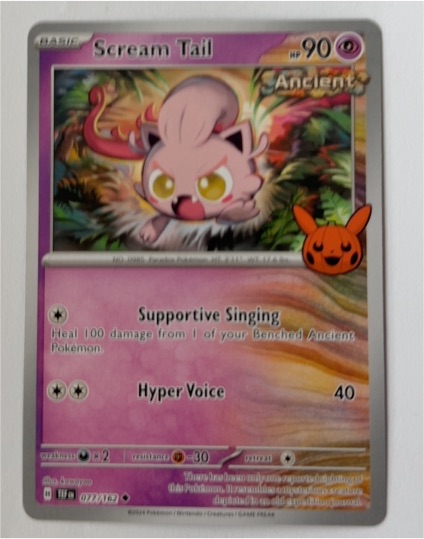 2024 Pokémon TCG Scarlet & Violet #77 Scream Tail — front