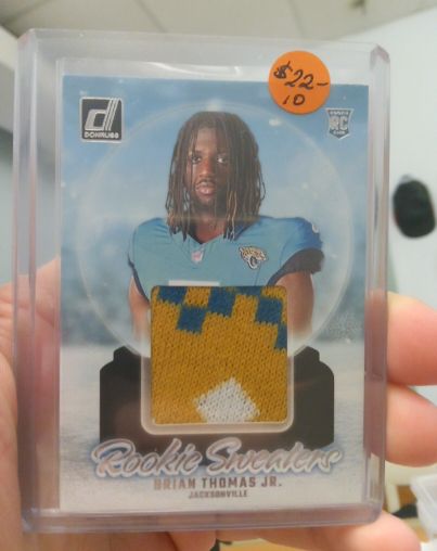2024 Donruss Rookie Holiday Sweater #RHS-BTH Brian Thomas Jr. — front