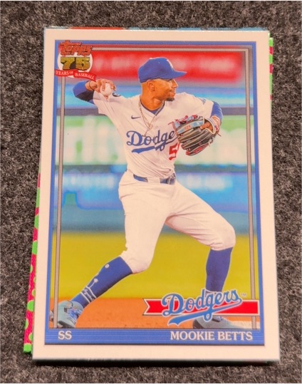 2026 Topps Series 1 #T91-21 Mookie Betts — front