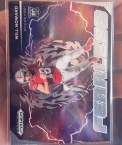 2025 Panini Prizm Draft Picks #F-WHD Will Howard Fearless — front