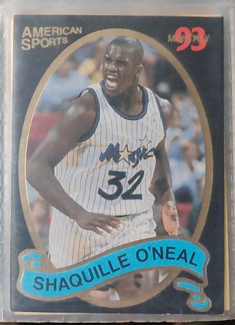 1993 American Sports #4 Shaquille O'Neal — front