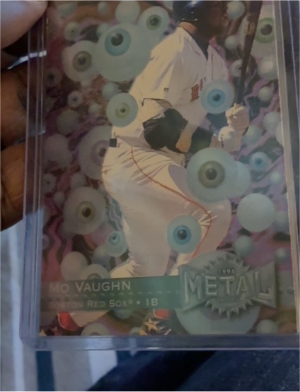 1996 Fleer Metal Universe #21 Mo Vaughn — front