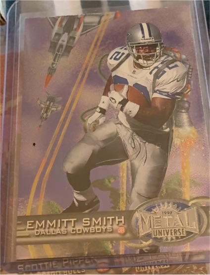 1997 Skybox Metal Universe #126 Emmitt Smith — front