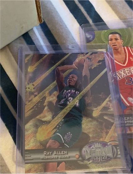 1997-98 Skybox Metal Universe #104 Ray Allen — front