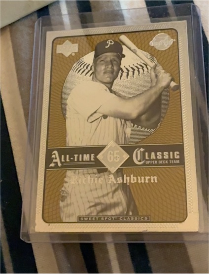 2002 Upper Deck Sweet Spot Classics #65 Richie Ashburn — front