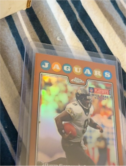 2008 Topps Chrome #TC159 David Garrard Copper Refractor /425 Jacksonville Jaguars — front