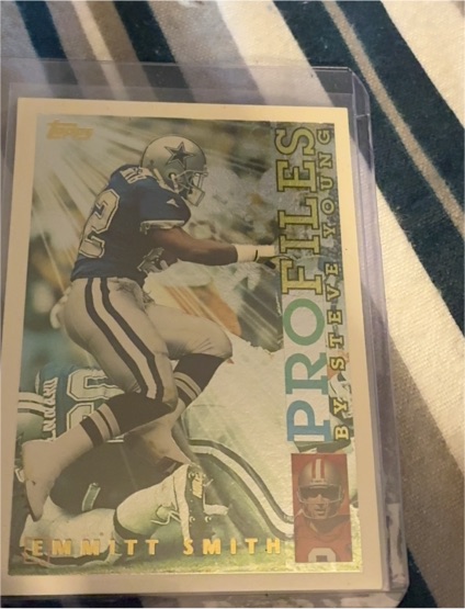 1995 Topps Profiles #PF-1 Emmitt Smith — front