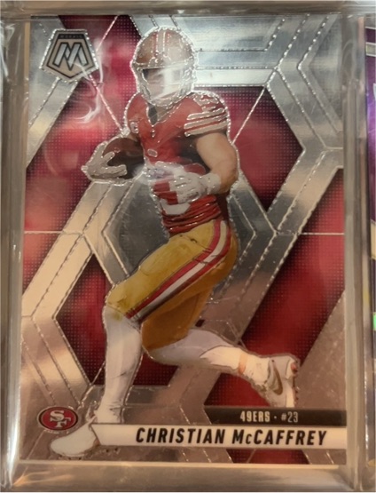 2025 Panini Mosaic #179 Christian McCaffrey — front