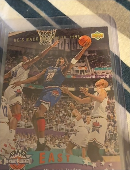 1993 Upper Deck #425 Michael Jordan He's Back NBA All-Star Weekend — front