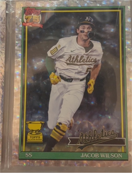 2026 Topps Series 1 #91C-35 Jacob Wilson Athletics — front