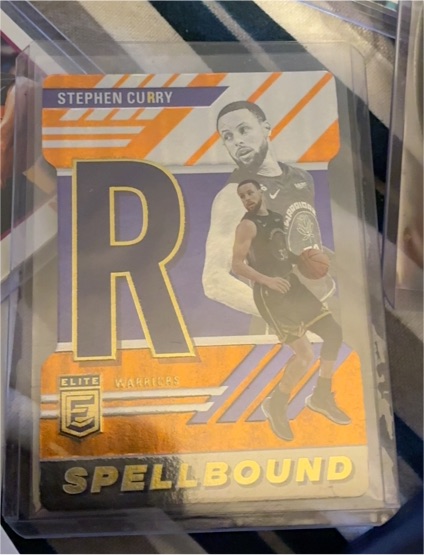 2020-21 Panini Donruss Elite #26 Stephen Curry Spellbound "R" Warriors — front
