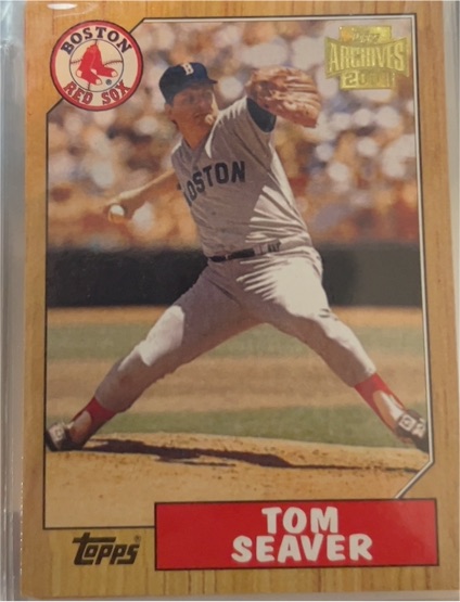 2001 Topps Archives #425 Tom Seaver Boston Red Sox — front