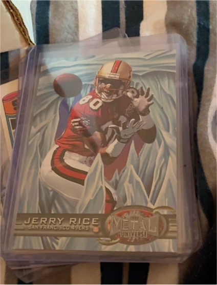 1997 Skybox Metal Universe #84 Jerry Rice — front