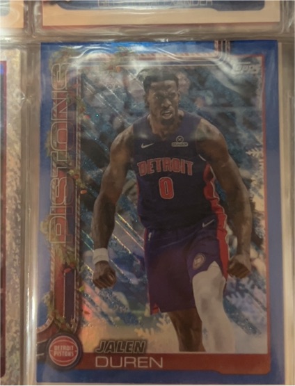 2025-26 Topps Holiday #H33 Jalen Duren — front