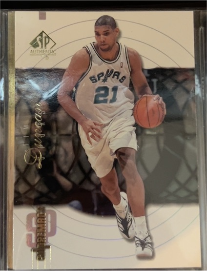 2000-01 SP Authentic Supremacy #S2 Tim Duncan — front