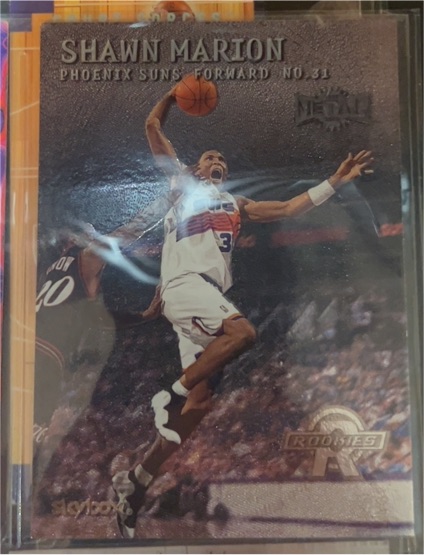 1999-00 Skybox Metal #160 Shawn Marion — front