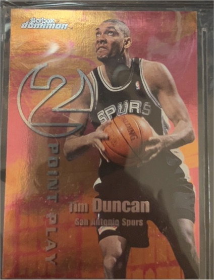 1999-00 Skybox Dominion 2 Point Play #3 Tim Duncan — front