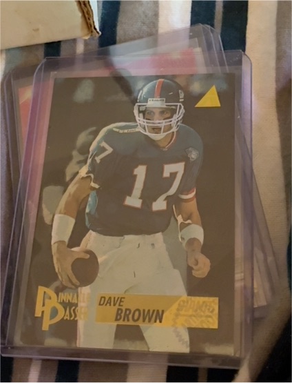 1995 Pinnacle #205 Dave Brown — front