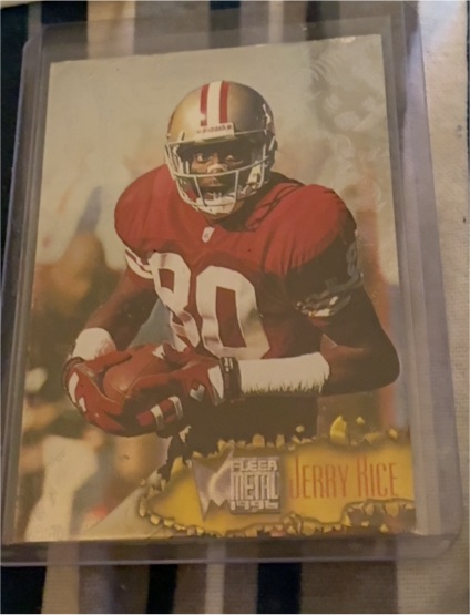 1996 Fleer Metal #109 Jerry Rice — front