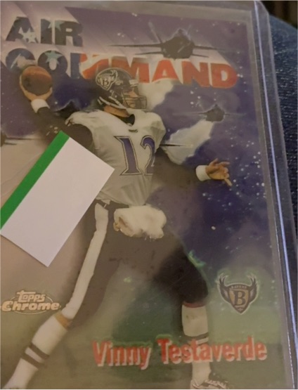 1997 Topps Chrome Season's Best #2 Vinny Testaverde — front