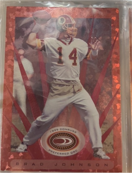 1999 Donruss Preferred QBC #21 Brad Johnson — front