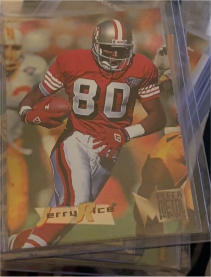 1995 Fleer Metal #174 Jerry Rice — front