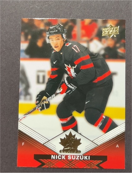 2019 Upper Deck Team Canada Juniors #26 Nick Suzuki — front