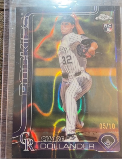 2025 Topps Chrome Update #USC18 Chase Dollander — front