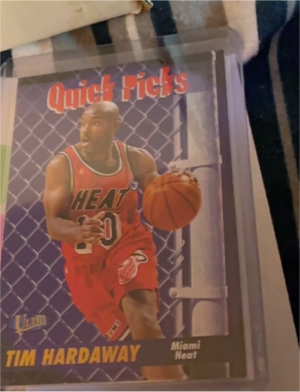 1997-98 Fleer Ultra Quick Picks #12 Tim Hardaway — front