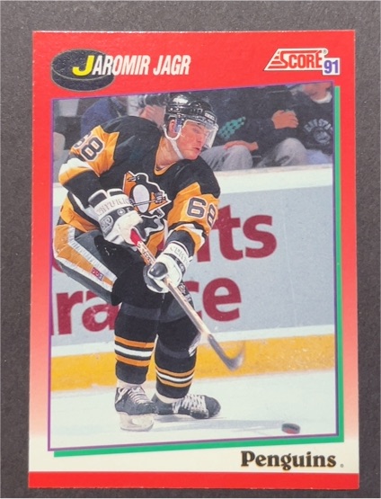 1991-92 Score #98 Jaromir Jagr — front