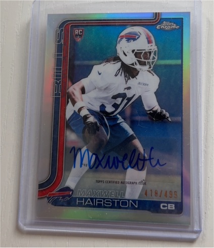 2025 Topps Chrome #418 Maxwell Hairston — front