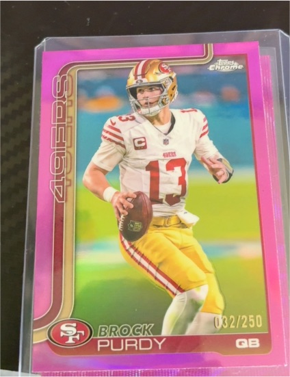 2025 Topps Chrome #262 Brock Purdy — front