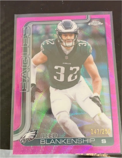 2024 Panini Prizm #236 Reed Blankenship Pink Wave — front