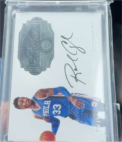 2015-16 Panini National Treasures #21 Robert Covington — front