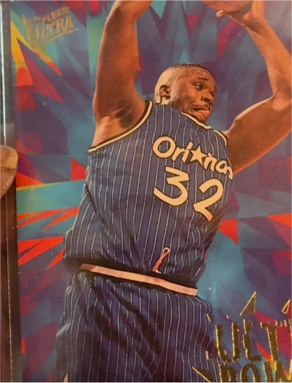 1995-96 Fleer Ultra #9 Shaquille O'Neal Ultra Power — front