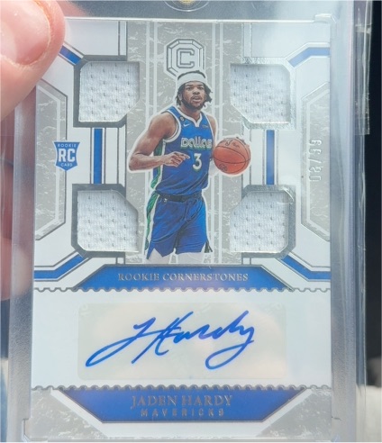 2022-23 Chronicles Cornerstones #RPA Jaden Hardy — front