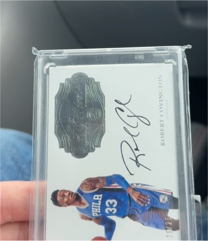 2019-20 Panini Flawless Horizontal Patch Auto #HP-RCO Robert Covington — front