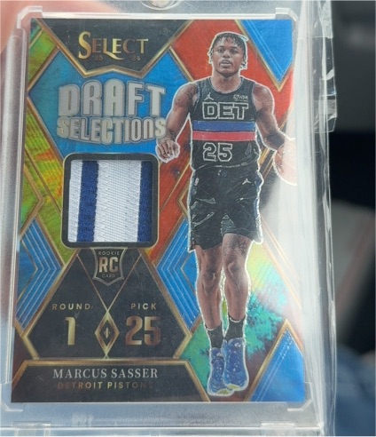 2023-24 Panini Select Draft Selections #DSM-MS Marcus Sasser — front