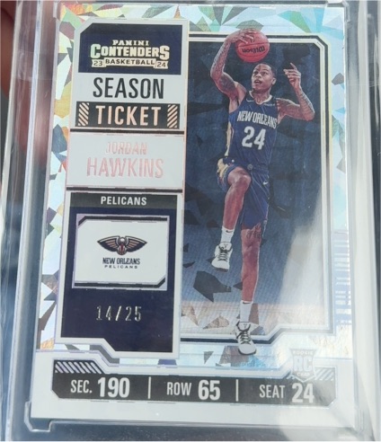 2023-24 Panini Contenders Season Ticket #76 Jordan Hawkins — front