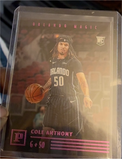 2020-21 Panini Chronicles #122 Cole Anthony — front