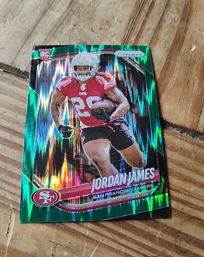 2025 Panini Prizm #323 Jordan James — front